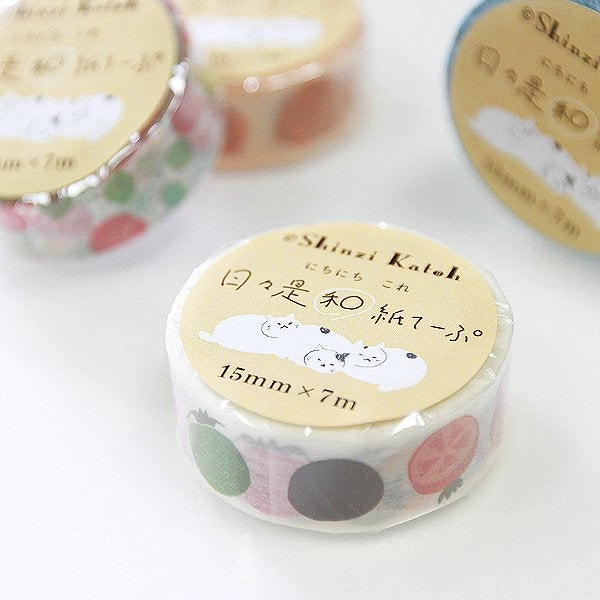 Taiyaki Japanese Washi Tape Shinzi Katoh Design modern muted