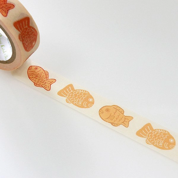 ceramic ergonomic Taiyaki Japanese Washi Tape Shinzi Katoh Design