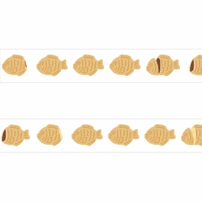 Taiyaki Washi Tape bronze superior