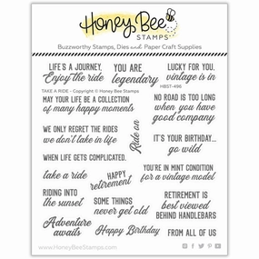 single Take A Ride - 6X6 Stamp Set