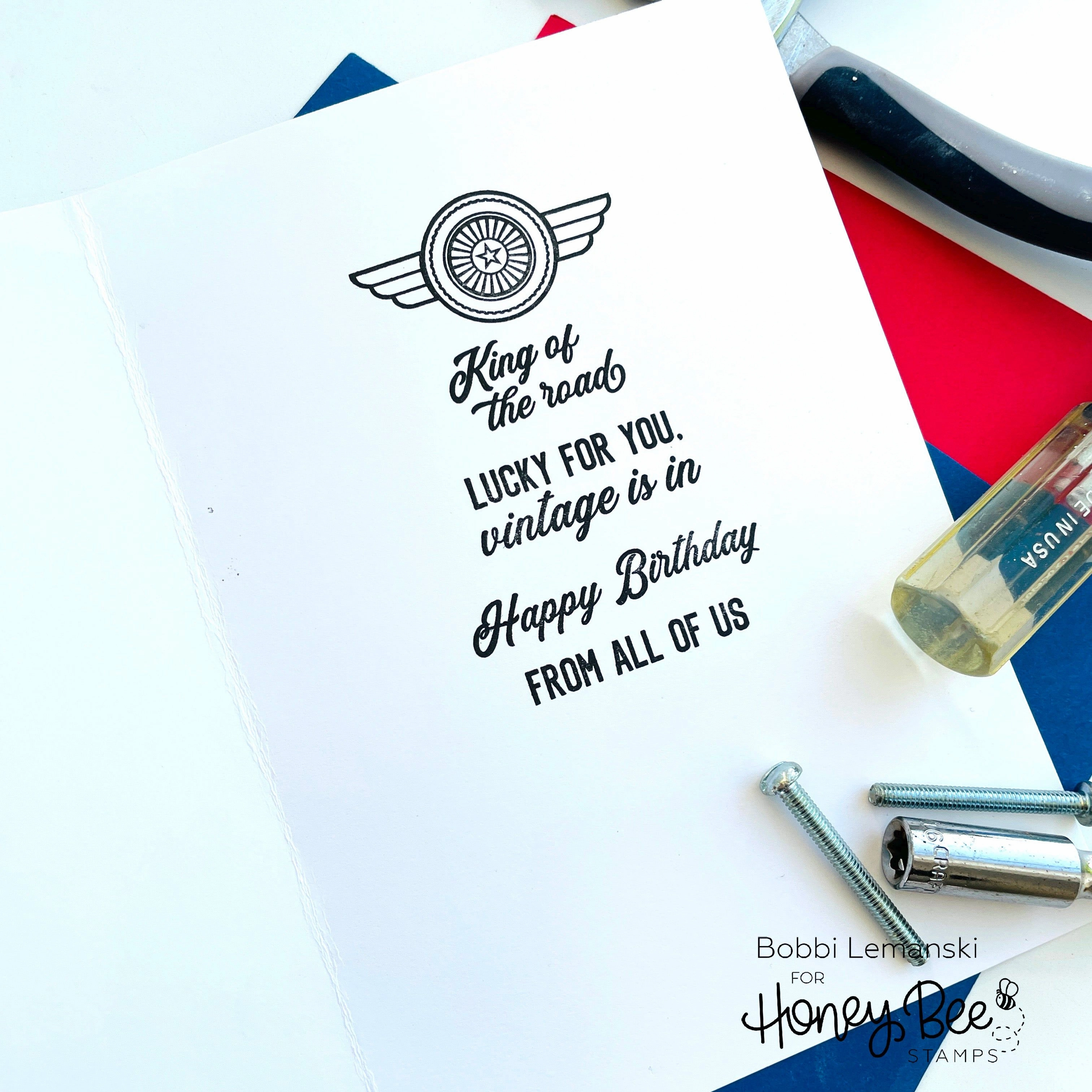 automatic Take A Ride - 6X6 Stamp Set