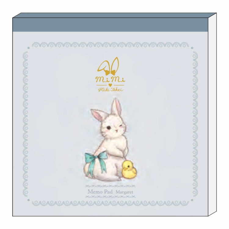 limited valuable Takei Miki Memo Pad Mimi Margaret