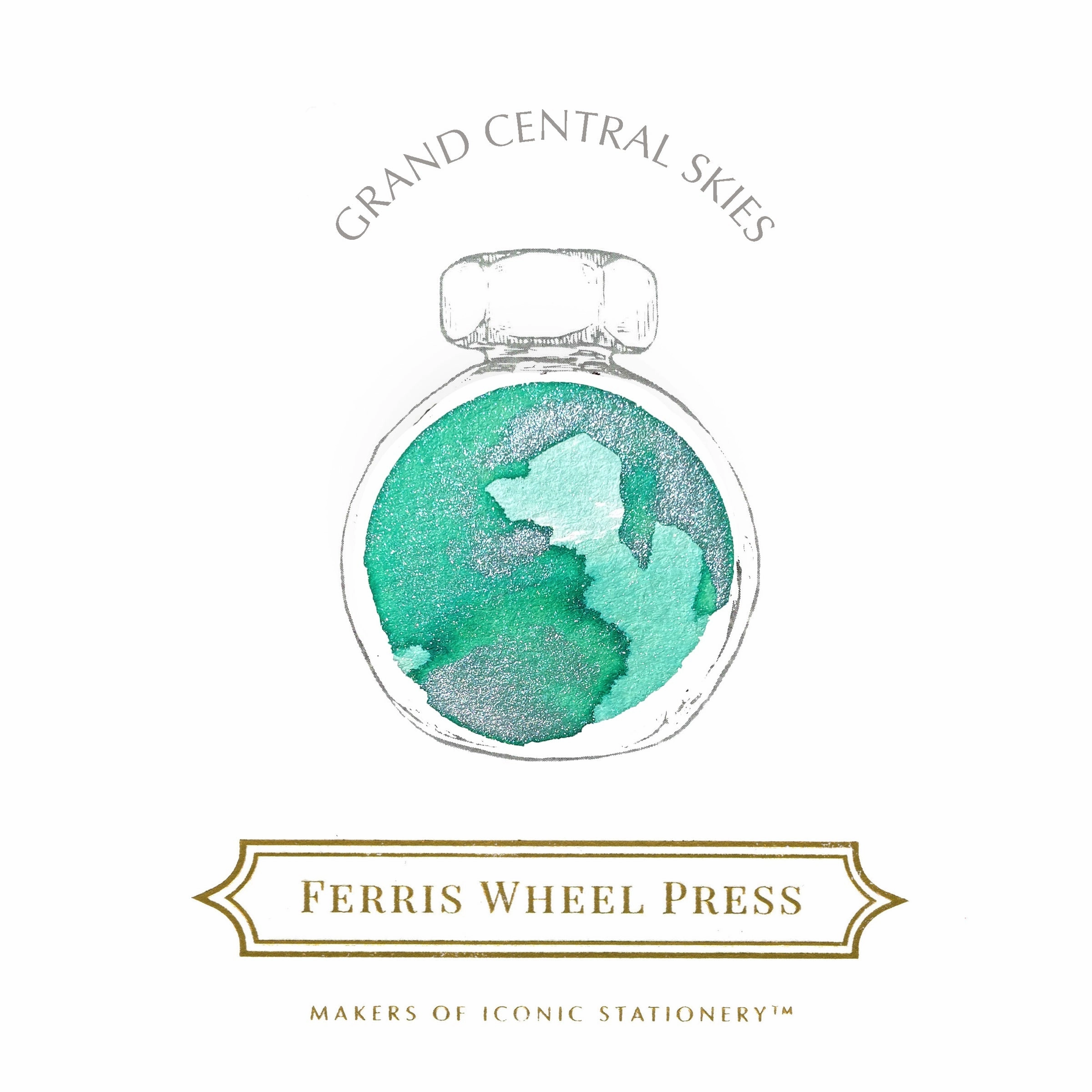 38Ml Grand Central Skies Ink strong refillable