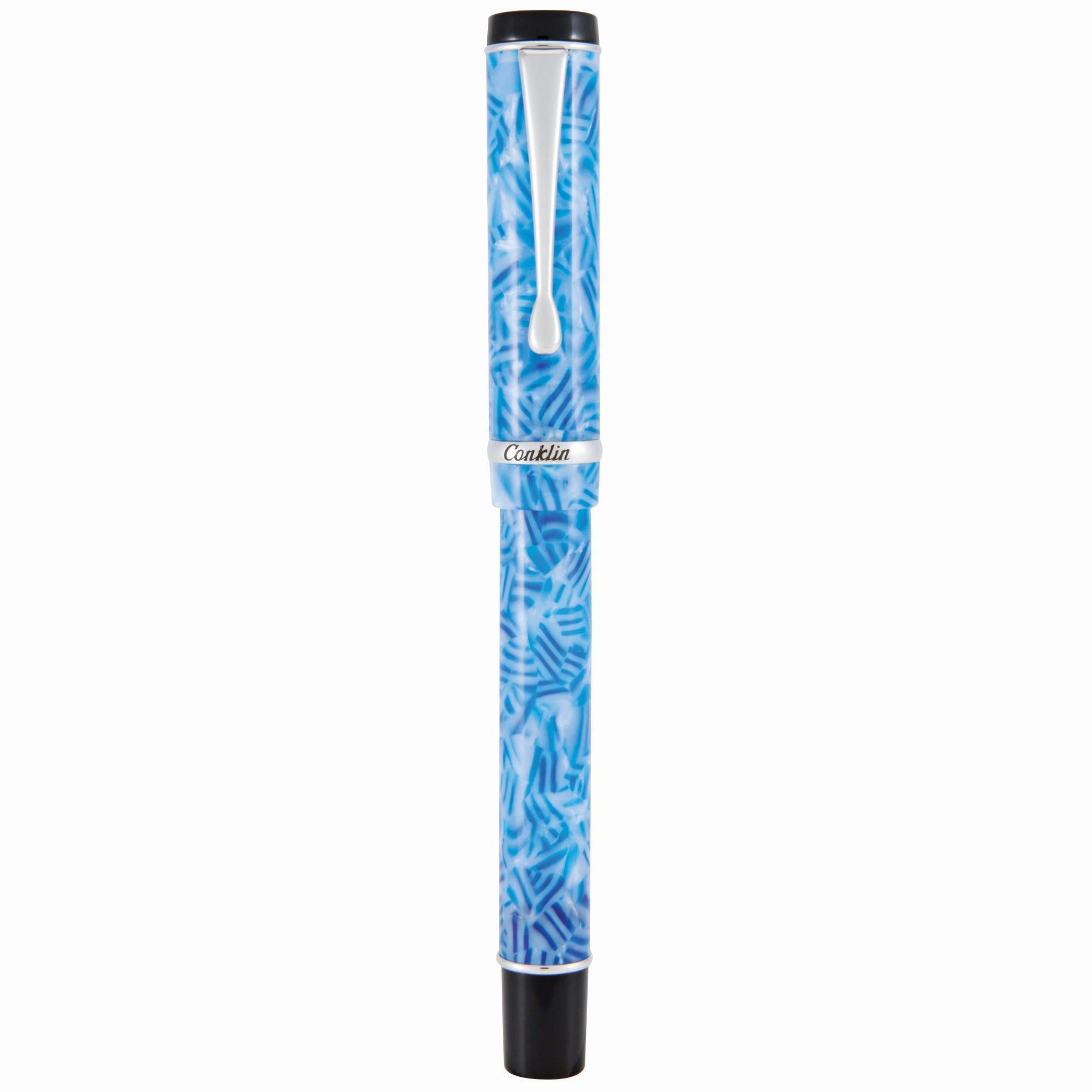 Conklin Duragraph Ice Blue Fountain Pen waterproof steel