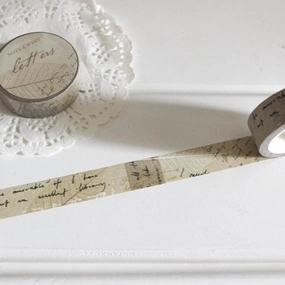 synthetic resin Letters Washi Tape Note & Wish