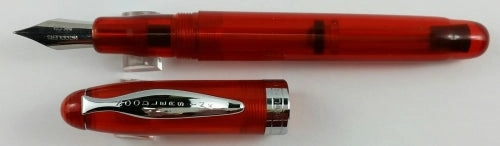 Noodler'S Ink Ahab Burmese Ruby Flex Fountain Pen boxed
