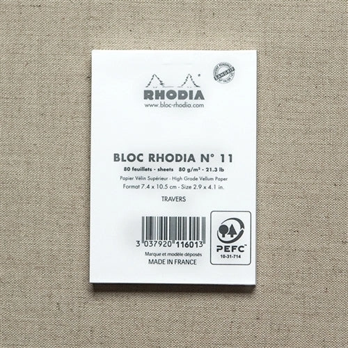 Rhodia Ice Lined Pad, 2.88  X 4 Inches elegant professional