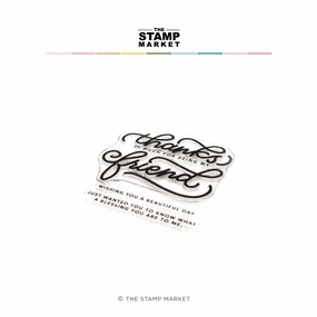 popular Thanks For Being My Friend Stamp