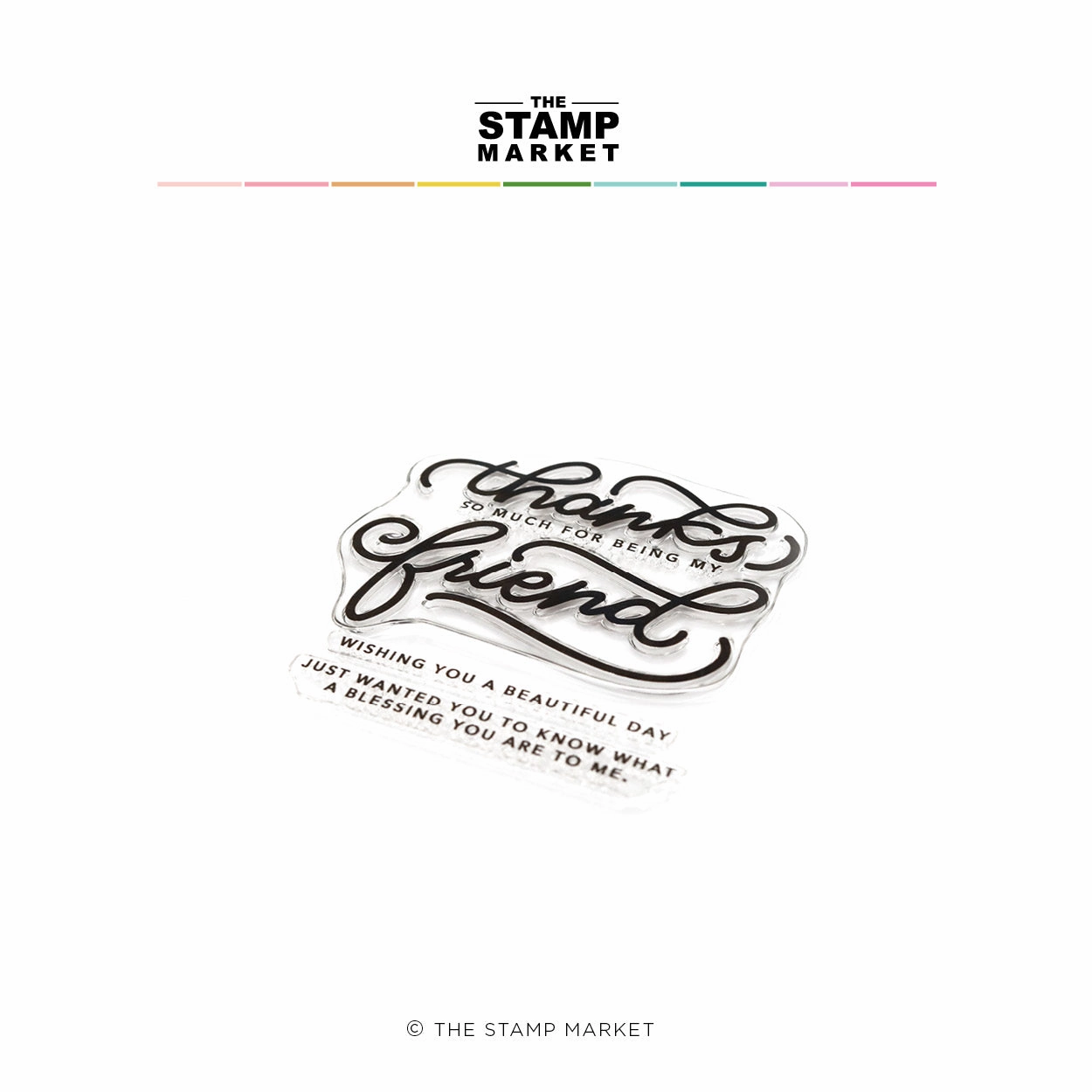 popular Thanks For Being My Friend Stamp