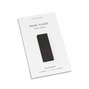 slim Transparent Page Flags Avant Garde