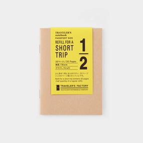 Traveler'S Factory Partner Shop Passport Size St Paper Notebook- Kraft pastel