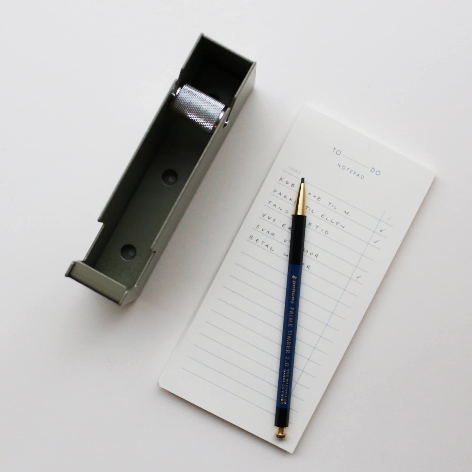 tiny flat Tape Dispenser L // Ivory