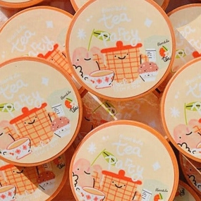 Tea Party Washi Tape colorful multipack