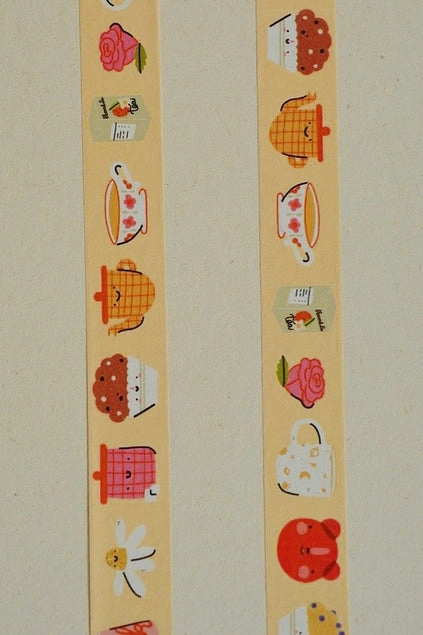 Tea Party Washi Tape quickdry
