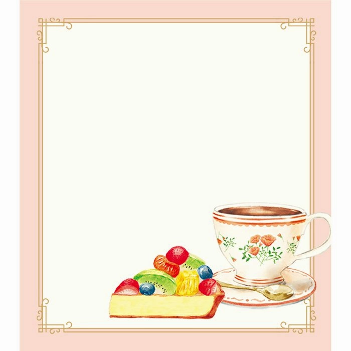 Tea Time Memo Pad 100 Sheets glass versatile
