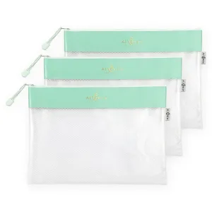 neutral Teal Zip 'N' Stash Pouches Bundle (3 Pcs)