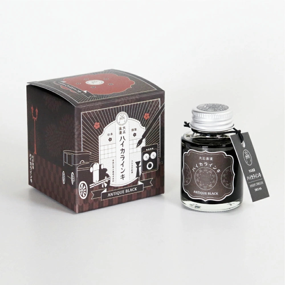 affordable musthave Teranishi Guitar Taisho Roman Haikara Ink - Antique Black - 40Ml