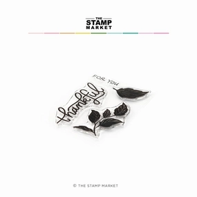 locking Thankful For You Stamp & Die Bundle
