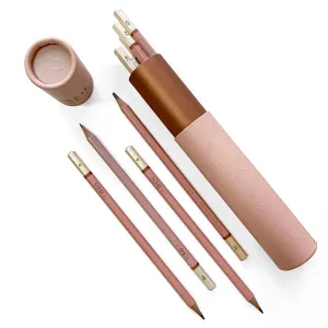 The Eye Graphite Sketching Pencil Set - Pink X Rose Gold quality collectible