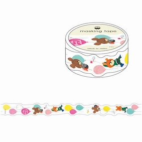 budget bulk The Bear'S School Balloon Washi Tape