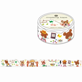 The Bear'S School Treasure Washi Tape classic