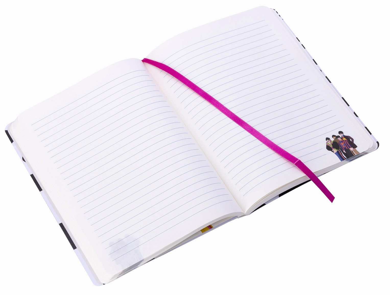 colorful The Beatles: Yellow Submarine Softcover Notebook