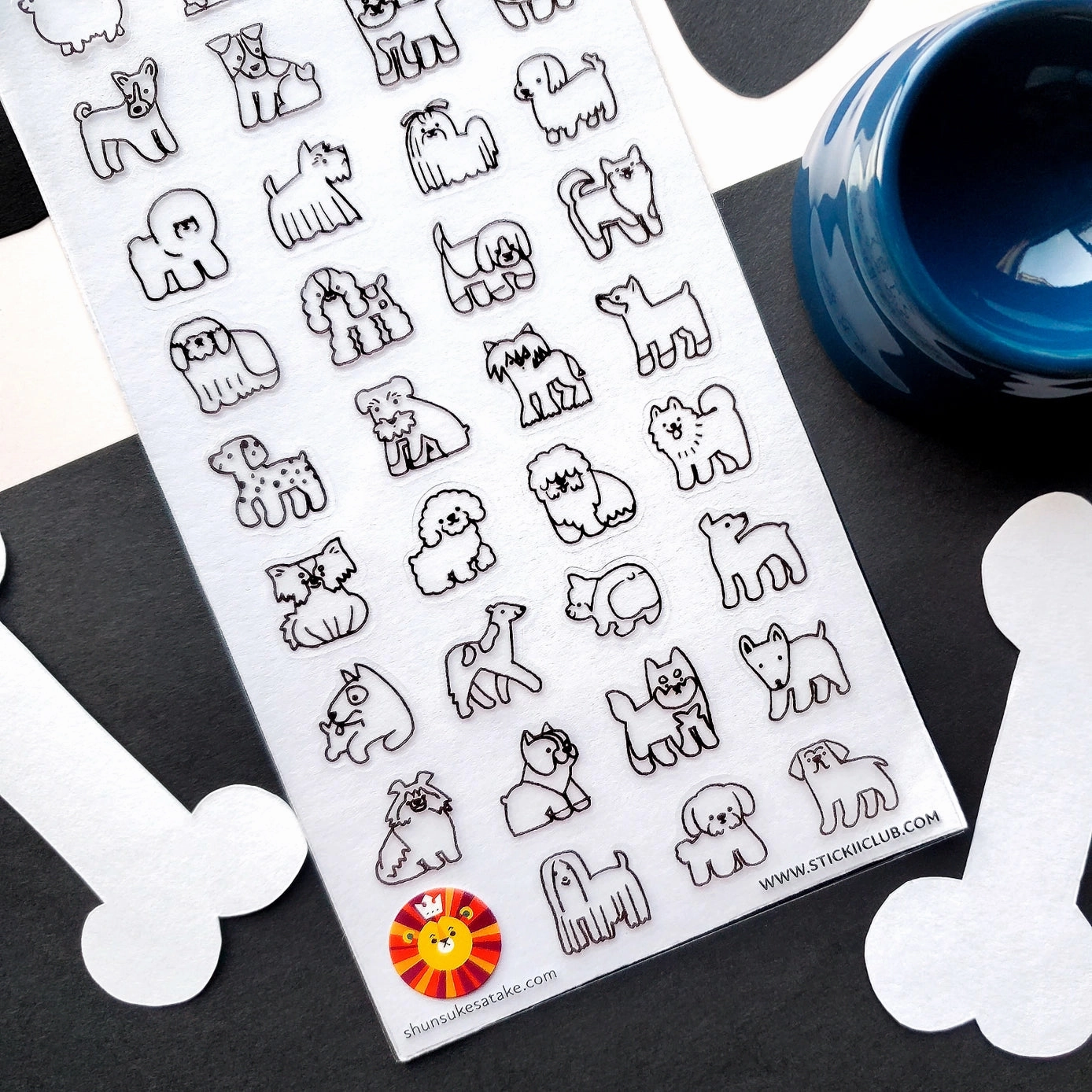 The Goodest Pups Sticker Sheet manual