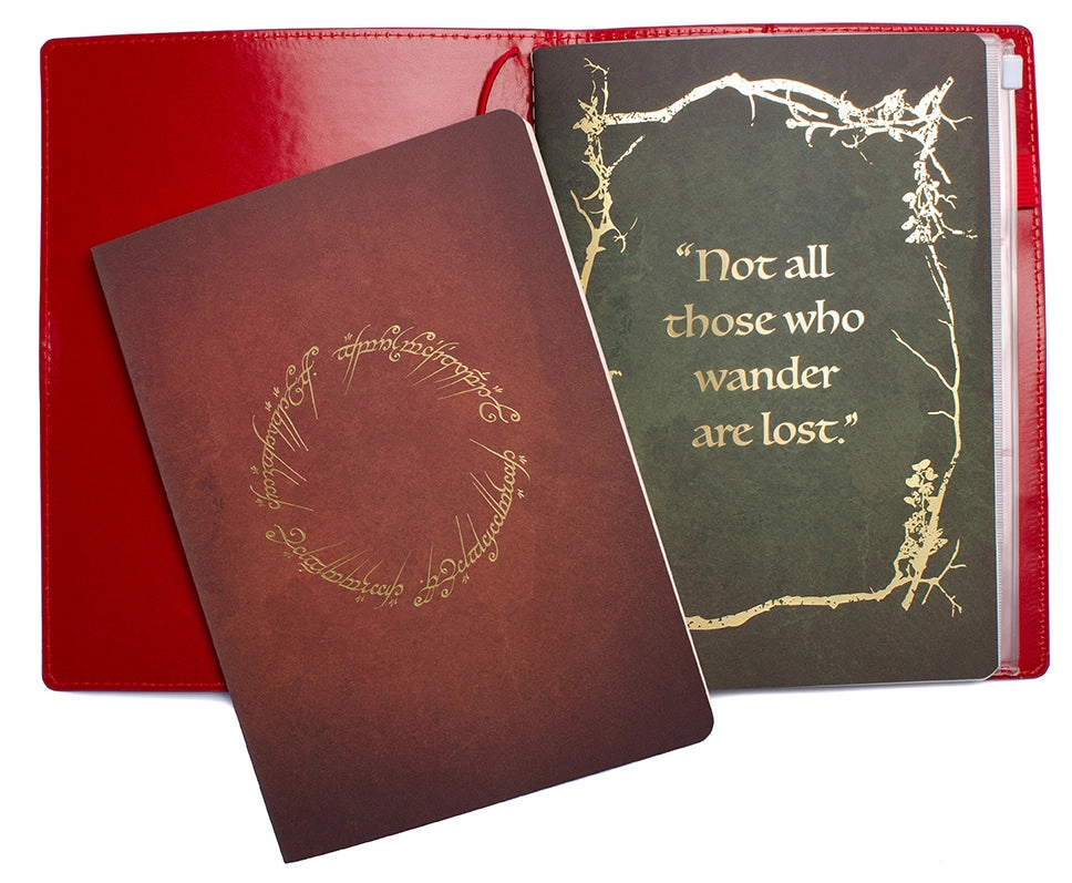 classic earthy The Lord Of The Rings: Red Book Of Westmarch Traveler'S Notebook Set