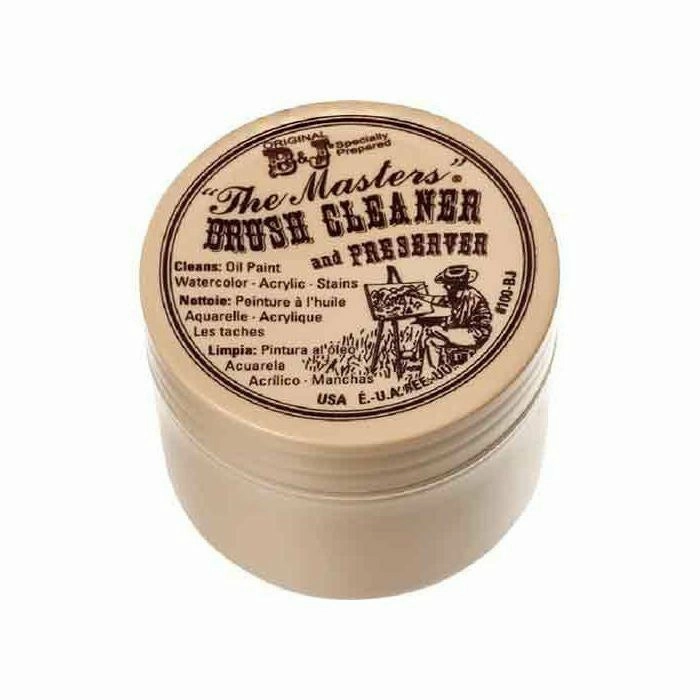 The Masters Brush Cleaner, 1 Oz. Jar retractable finest