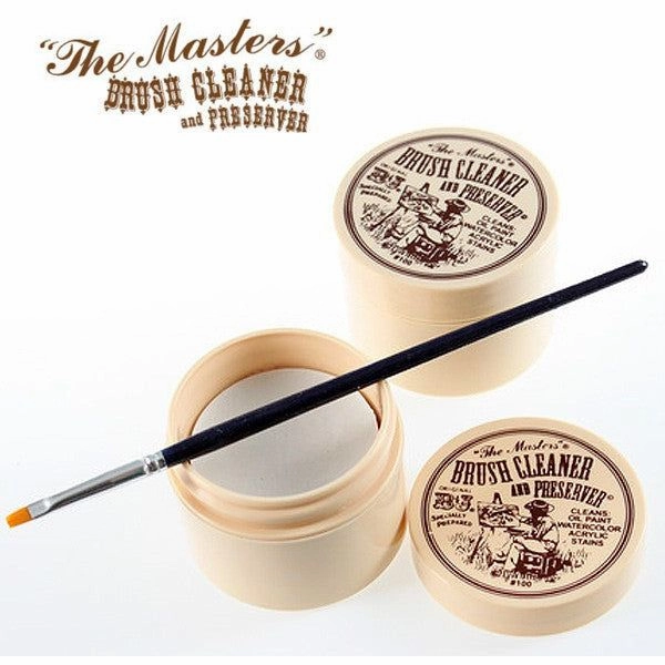 single sleek The Masters Brush Cleaner, 1 Oz. Jar