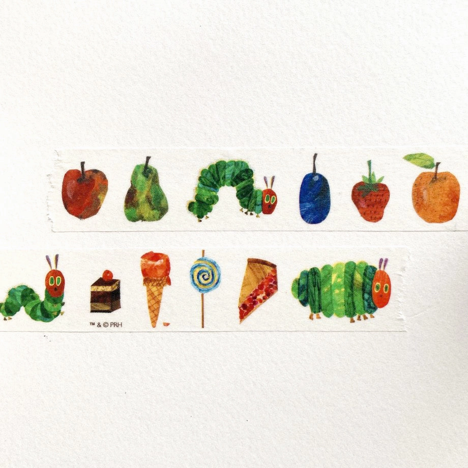 The Very Hungry Caterpillar Washi Tape wooden