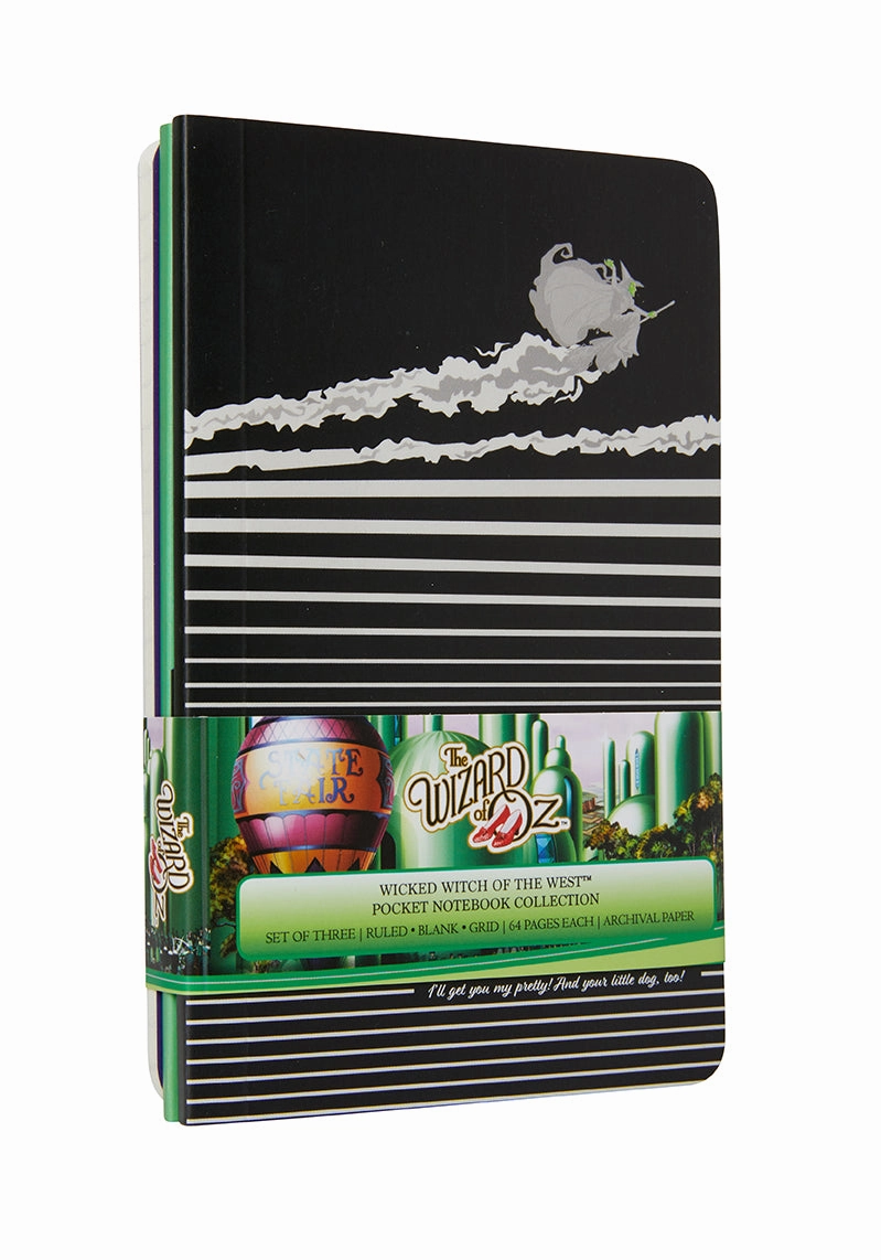 The Wizard Of Oz: Wicked Witch Of The West Pocket Notebook Collection (Set Of 3) bundle maxi