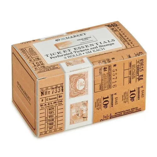 49 And Market Ticket Essentials - Color Swatch - Peach plastic