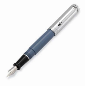 exclusive glass Aurora Talentum Chrome Celestial Blue Fountain Pen