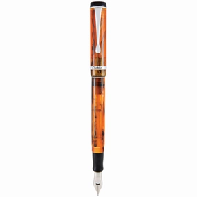 adjustable Conklin Duragraph Amber Fountain Pen
