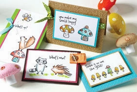 magnetic gift Homework Frog Rubber Stamp