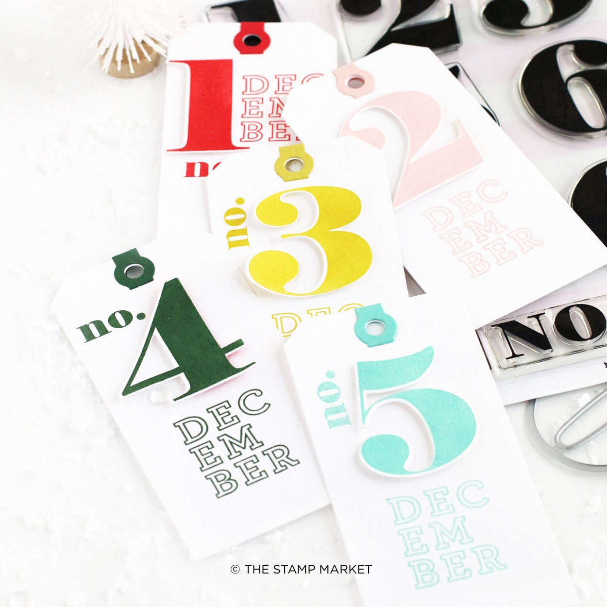 sleek limited Numbers Galore Stamp