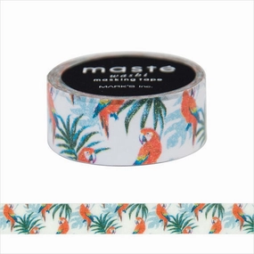 essential solid Parrot Mast Washi Tape Japanese Masking Tape