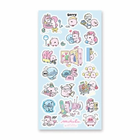 adjustable Stickii Unlikely Besties (#1) Sticker Sheet