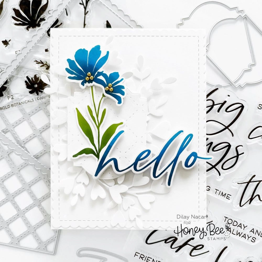 Thinking Of You Big Time - 6X8 Stamp Set matte