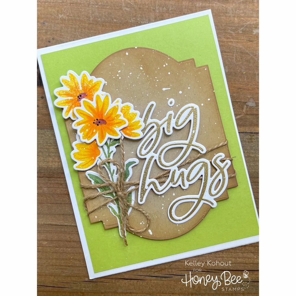 Thinking Of You Big Time - 6X8 Stamp Set vivid