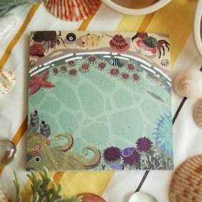 special short Tide Pools Memo Pad