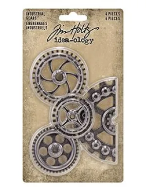 tiny luxury Tim Holtz Collection  Idealolgy - Metals -Industrial Gears
