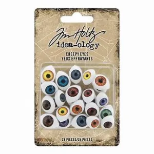 collectible maxi Tim Holtz  Creepy Eyes  24 Pieces