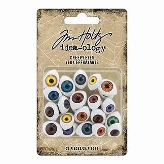 collectible maxi Tim Holtz  Creepy Eyes  24 Pieces