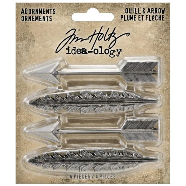 Tim Holtz  Idea Ology Adornments Quill & Arrow locking refillable