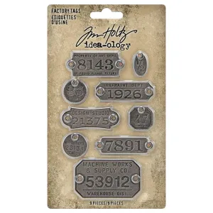 Tim Holtz Idea-Ology Factory Tags biodegradable