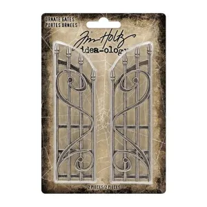 vintage Tim Holtz  Idea Ology  Ornate Metal Gates