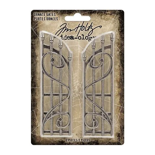 vintage Tim Holtz  Idea Ology  Ornate Metal Gates