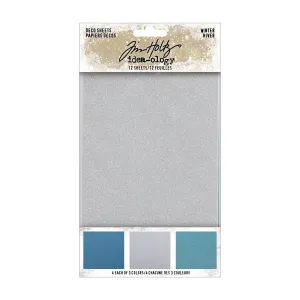 Tim Holtz Ideaology Christmas Sparkling Adhesive Backed Sheets sleek
